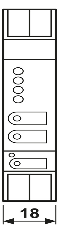 Koppler KNX REG 1TE