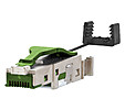 Modular-Stecker Cat5 RJ45 22-26AWG Litze Feldkonf Schirm massiv f.Rundkabel