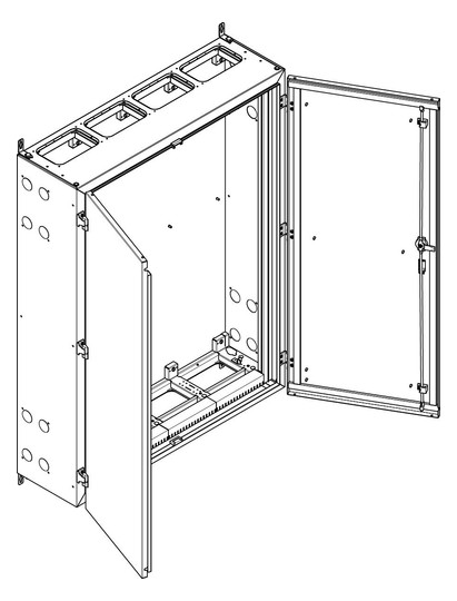 ABN Wandgehäuse schutziso.IP55     NT49P 
