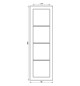 Einbaurahmen 4f aws glz LS / LS-DESIGN Kst f.GEB-K Unterputzmontage Thermopl