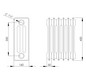 HG-TEC DIN-Stahlradiator grundiert 18 Glieder BH 450 NA 350 BL 900 BT 160