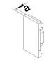 Endstück GEB-K 130x66mm ST li/re ver-ws RAL9016 hfr besch