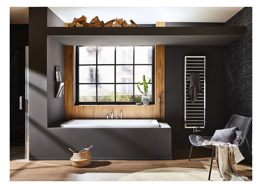 Kaldewei Badewanne CONODUO 733 180x80cm, Griffloch Vollantislip Perl-Effekt, pergamon