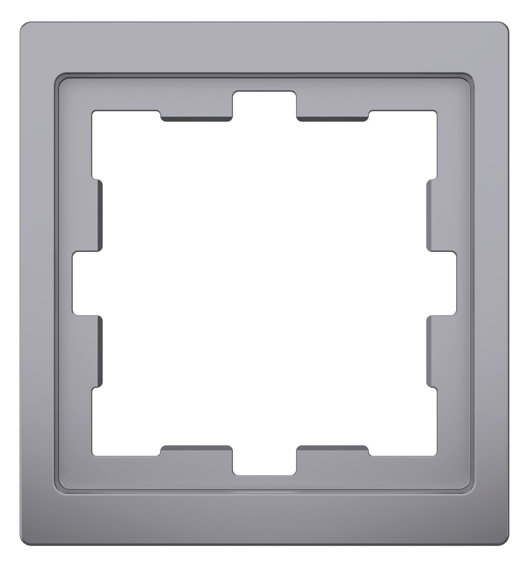 Rahmen 1f edst glz D-Life Kst f.GEB-K Unterputzmontage Thermopl