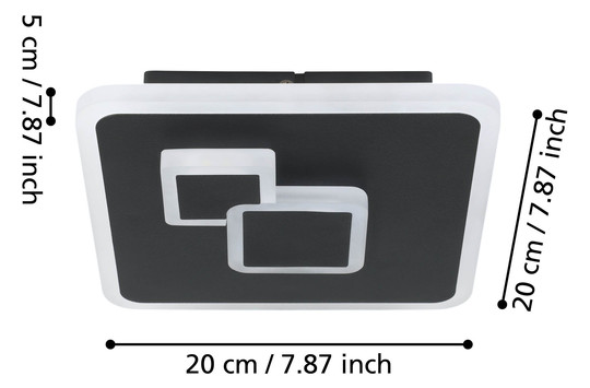 EGLO LED-Deckenleuchte 200x200     30658 