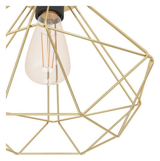 EGLO Deckenleuchte/1 E27 Messing-  43678 