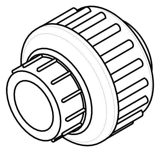 aquatherm Kupplungsverschraubung 32 mm, PP-R