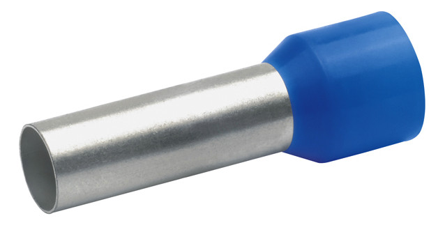 Aderendhülse 16qmm 18mm isol PP bl Cu Polypropylen (PP) verzinnt