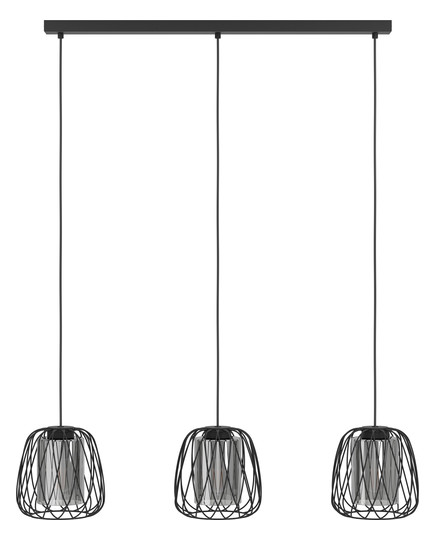 EGLO Hängeleuchte FLORESTA schwarz 99706 