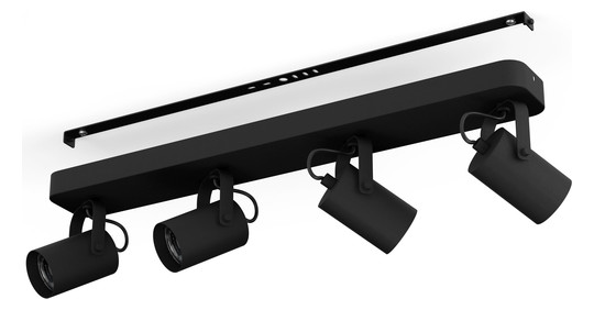 EGLO BALKEN/4 GU10 SCHWARZ        900333 