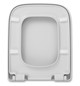 HARO WC-Sitz Makira Soft Close Premium weiß, Scharniere Edelstahl, Spreizdübel, Schlitzscheibe