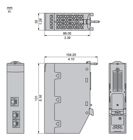 Schneider Modicon M580        BMENOC0302 