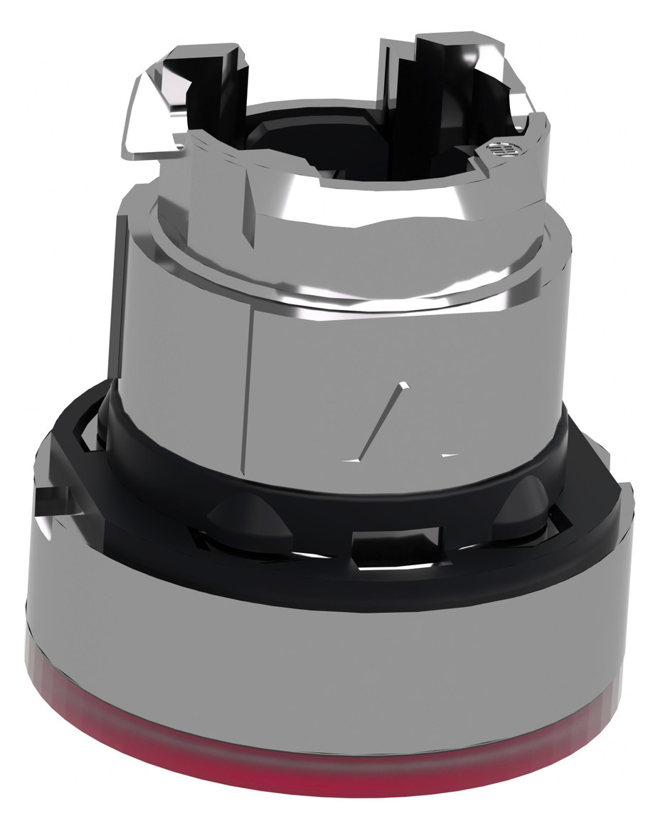Drucktaster Front 1f rt bel.b Ø22,5mm rnd Geeignet für Beleuchtung IP66