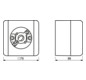 Lichtsignal E10 lgr WG 800 Basiselem AGL AP IP44 230V 5W