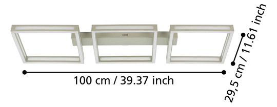 EGLO LED-Deckenleuchte 1000x315    99786 