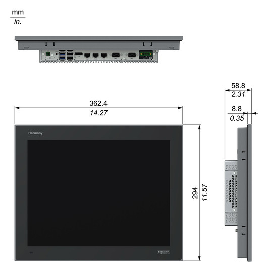 Schneider 15 Zoll        HMIPSA6A7D18W11 