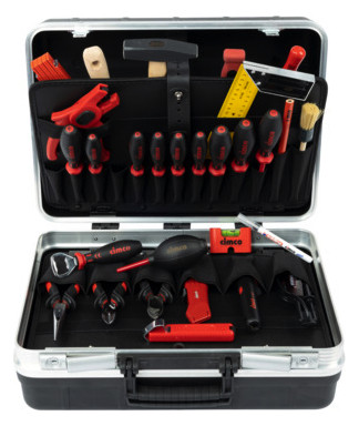 Werkzeugtasche Elektro 33tlg 2Zangen 1Hammer Sägen 5xKabSchneid 2xPH 4xPZ
