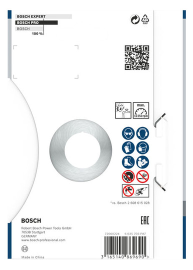 Diamant-Trennscheibe 125x10mm f.Beton f.Backstein Geeignet für bewehrten Beton