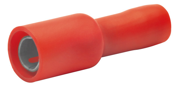 Rundsteckhülse brz rt 0-1qmm rnd_4mm volliso rnd 4mm Polyvinylchlorid (PVC)
