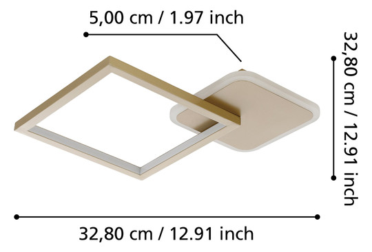 EGLO LED-CCT Deckenleuchte        900424 