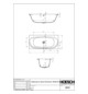 Hoesch Badewanne iSENSI Rechteck, 160 x 75 cm, 138 l