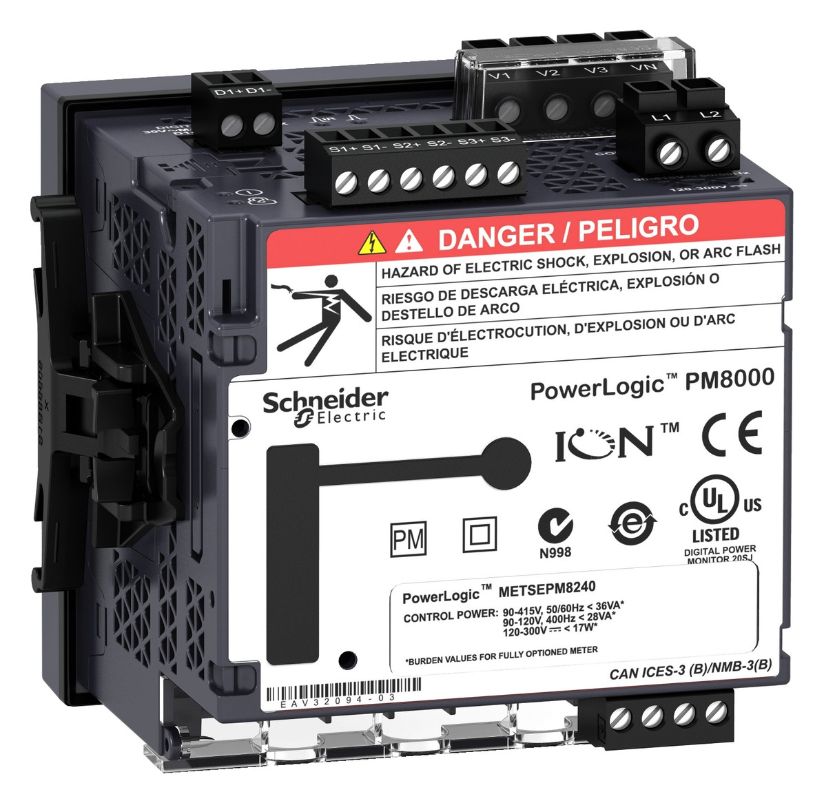 Netzanalysator graph 3Kan/V 3Kan/A 30V Stromz/Zangenadapt Leistungsfaktor