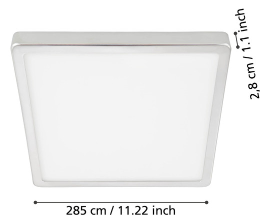 EGLO LED-Deckenleuchte 285x285     30894 