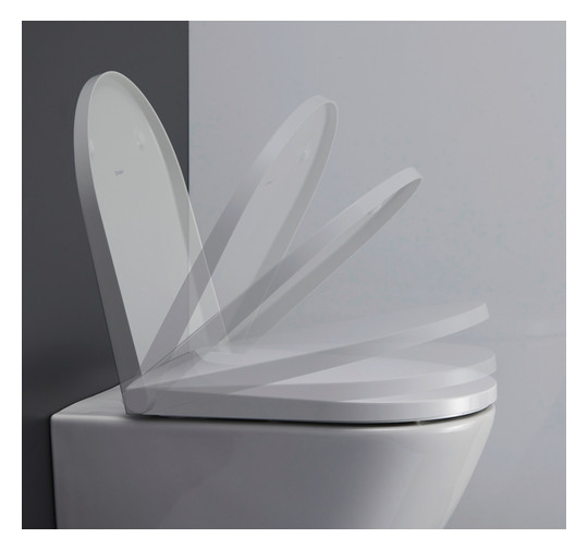 Duravit Wand-Tiefspül-WC-Set D-Neo mit WC-Sitz, Rimless, weiß