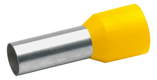 Aderendhülse 25qmm 18mm isol PP ge Cu Polypropylen (PP) verzinnt