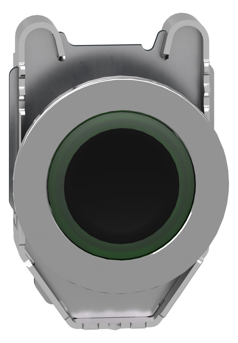 Drucktaster Front 1f gn bel.b Ø30,5mm rnd Geeignet für Beleuchtung IP66