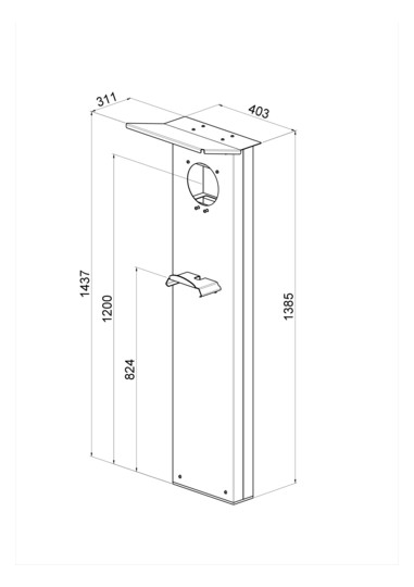Spelsberg Wallbox Stele 59180201 SF1 WSD 