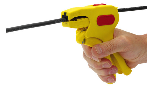 Abisolierwerkzeug Ø1,3-2,7mm 1,5-10qmm rnd Rundschn Auswechselbare Messer