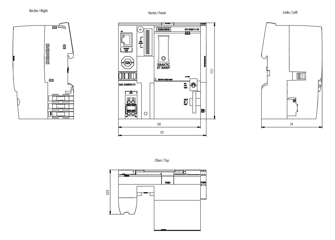 6ES7510-1SK03-0AB0 SIMATIC ET 200SP - UNI ELEKTRO Online-Shop