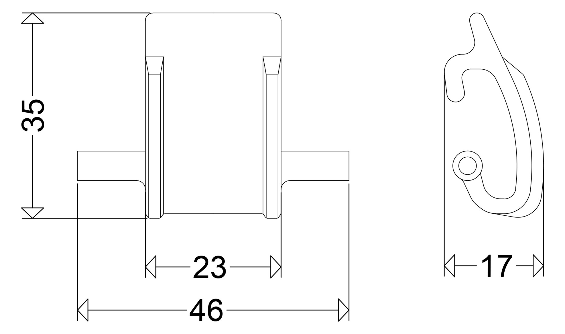 901239003 Ersatzklammern Kunststoff VPE8 - UNI ELEKTRO Online-Shop