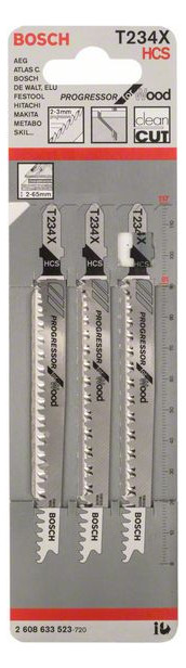T 234 X Stichsägeblätter 1 Pack=5 Stk - UNI ELEKTRO Online-Shop