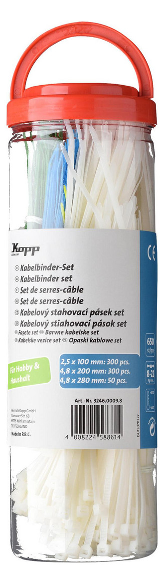 324600098 Kabelbinder-Set, Inhalt: 650 S - UNI ELEKTRO Online-Shop