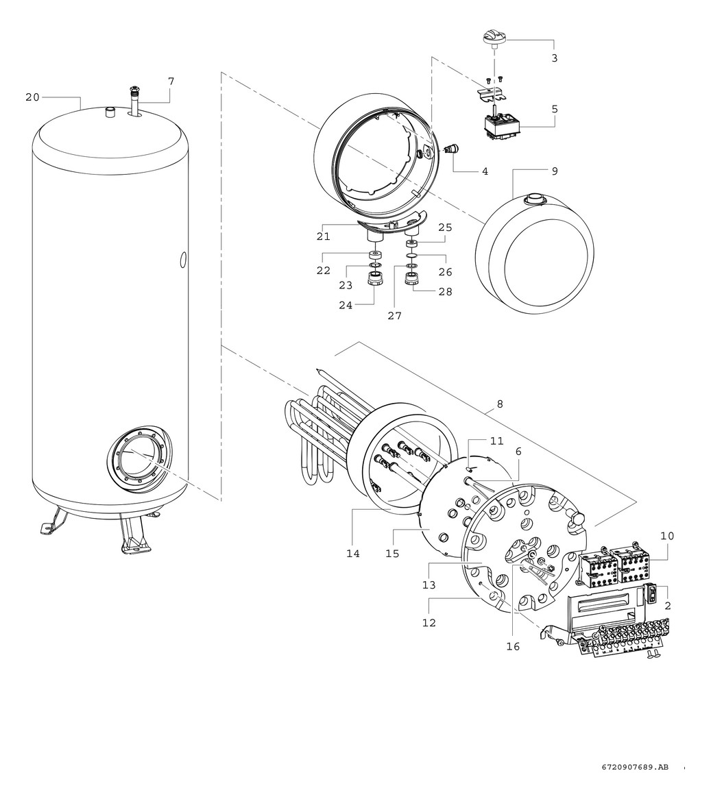 TR2000TF 200 T Standspeicher 200 l EEK:C - UNI ELEKTRO Online-Shop