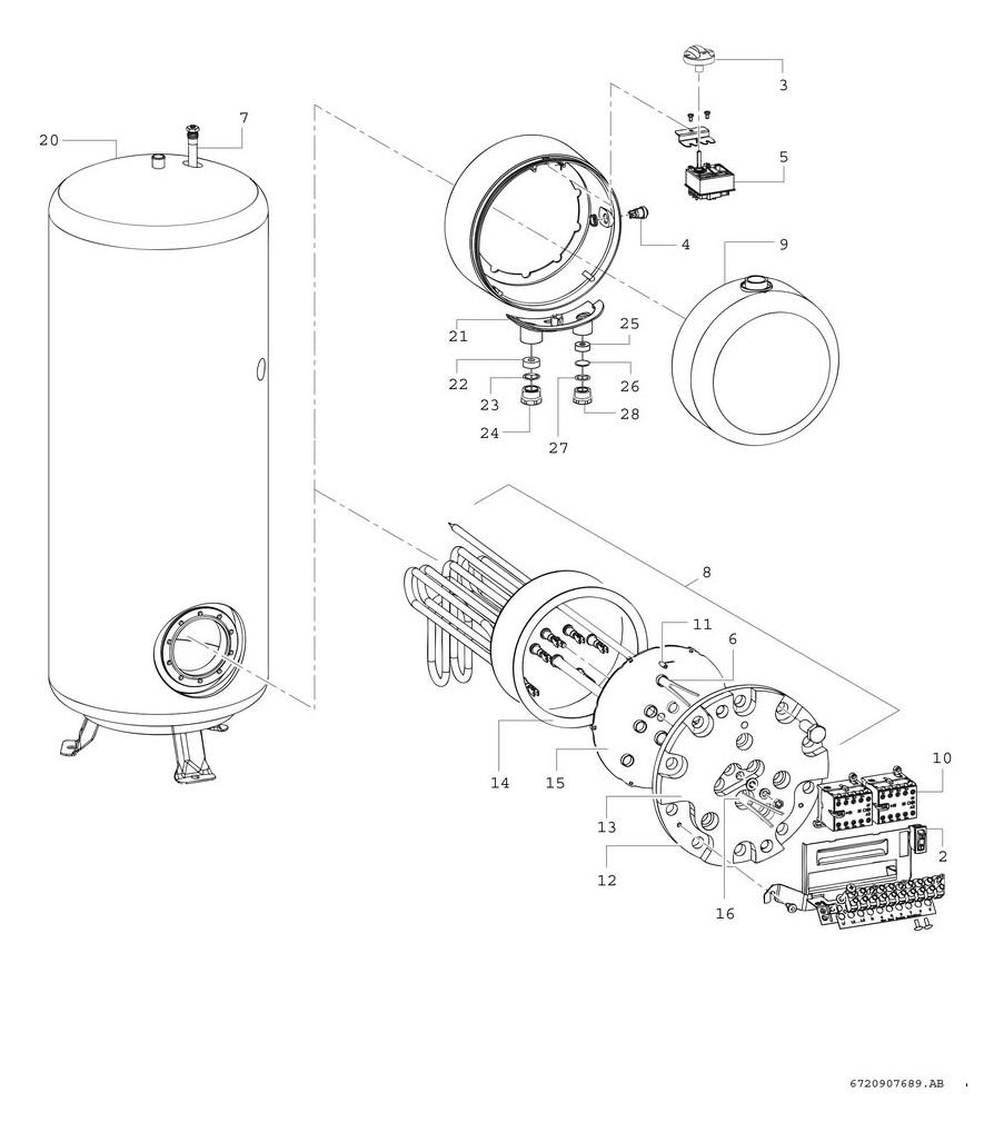 TR2000TF 200 T Standspeicher 200 l EEK:C - UNI ELEKTRO Online-Shop