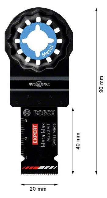 Bild HM-Tauchsägeblatt EXPERT AIZ 20 AIT Bosc h VE à 5 Stück Starlock - BOSCH-3