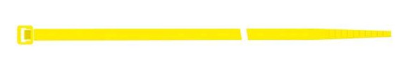 Bild Kabelbinder Nylon gelb 100x2,5mm a100Stü ck SapiSelco - S SAPISELCO-0