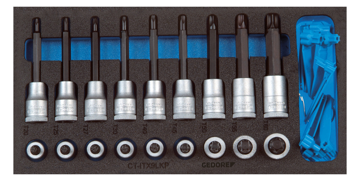 Bild Werkzeugmodul 1/3 Schraubendrehereinsätz e Torx Gedore-0