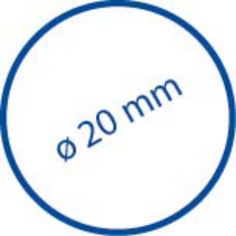 Bild Winkelstange universal 20 mm, chrom - WENKO-3