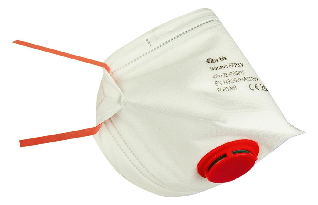 Bild Atemschutzmaske Monsun FFP3 V, Box = 10 Stück FORTIS-0