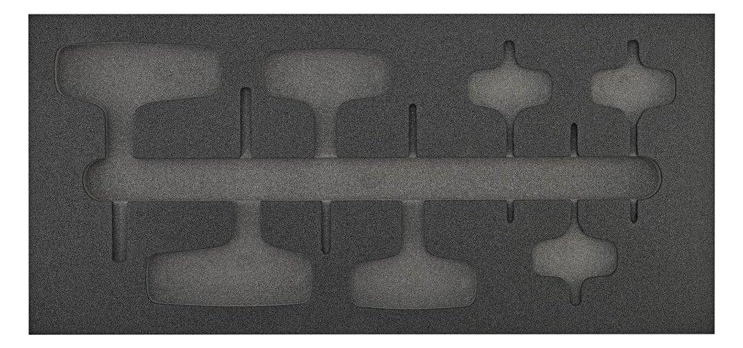 Bild Werkzeugmodul 2/3 leer T-Griff Innensech kant PB Swiss Tools - Neutral-0