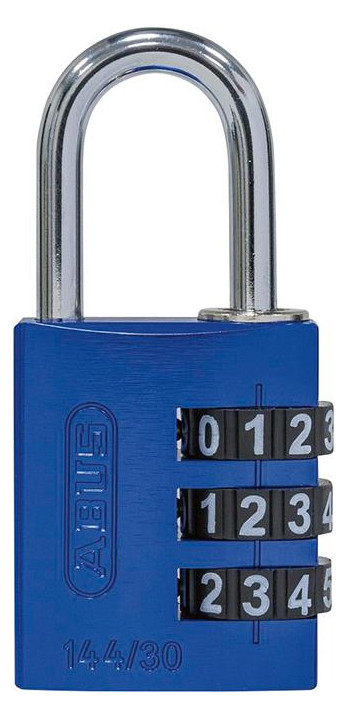 Bild Zahlen-Hangschloss 144/30 blau Lock-Tag - ABUS-0
