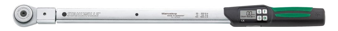 Bild Drehmomentschlüssel elektromechanisch730 DR/10 10- 100Nm 1/2"" 9x12mm Stahlwille - Manoskop-0