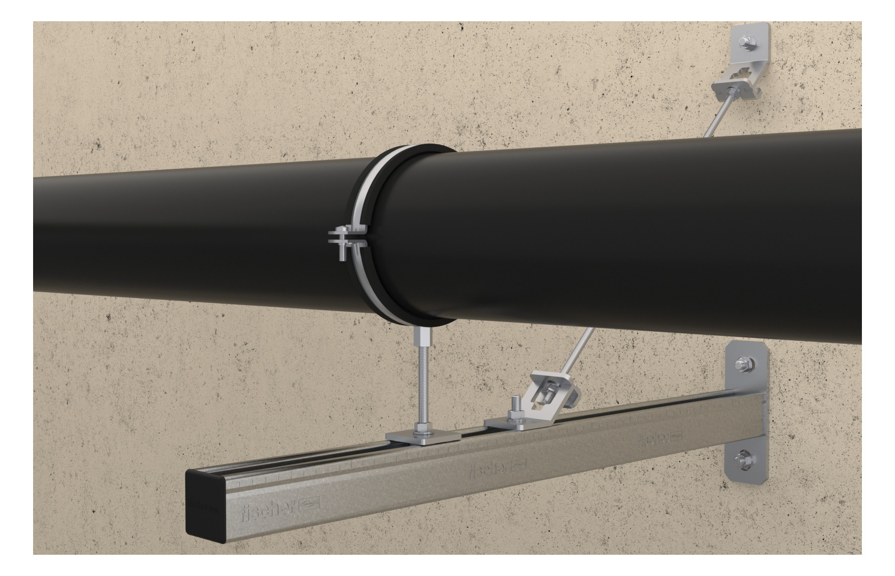 Bild Massivrohrschelle FR S M2 M10/M12 - fischer-1