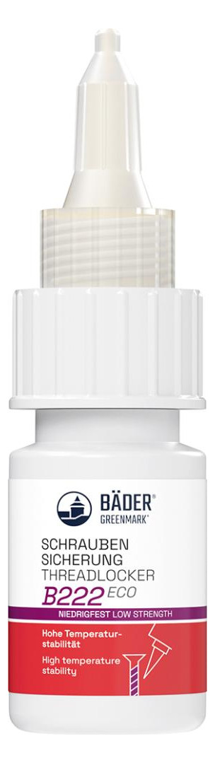 Bild Schraubensicherung Niedrigfest B222 Eco 10 ml Flasche lila - Bäder-0