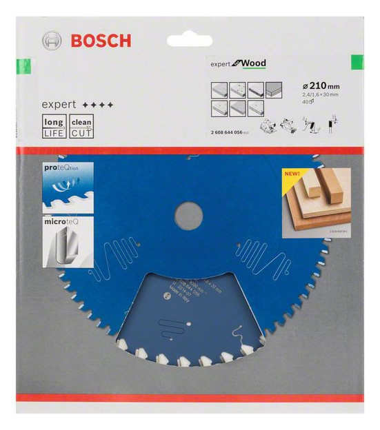 Bild HM-Kreissägeblatt 210x2,4/1,8x30 40Z WBo sch VE à 1 Stück Expert for Wood - BOSCH-1