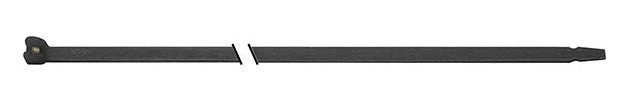 Bild Kabelbinder Nylon schwarz 360x4,5mm a100 Stück mit Stahlnase SapiSelco - S SAPISELCO-0